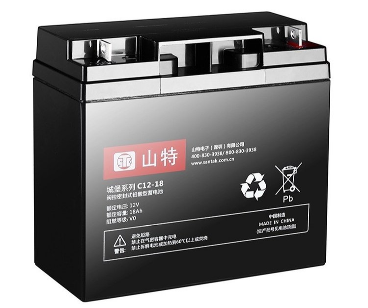 山特C12-18Ah蓄电池正品保证。全国联保三年，全国范围可免费上门安装调试。