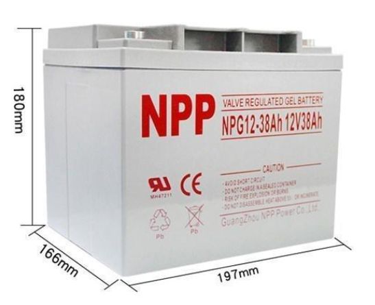 NPP耐普NPG12-38 12V38Ah胶体蓄电池，正品保证。全国联保三年，全国范围可免费上门安装调试。